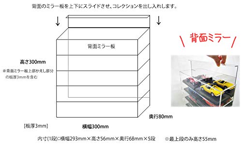 Amazon.co.jp: misorato 1/43のミニカーが10台収納可能